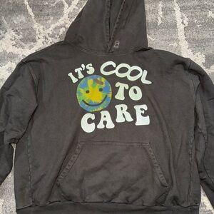 Lonely Ghost It’s Cool to Care Heavy-Weight Hoodie